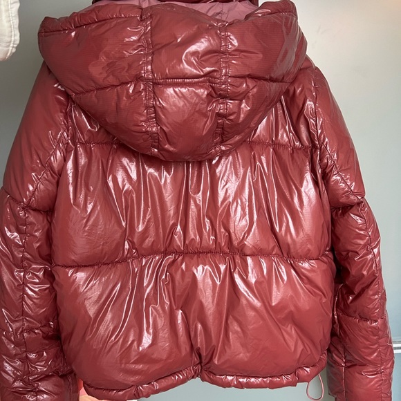 Burgundy puffer jacket, M - Picture 6 of 6